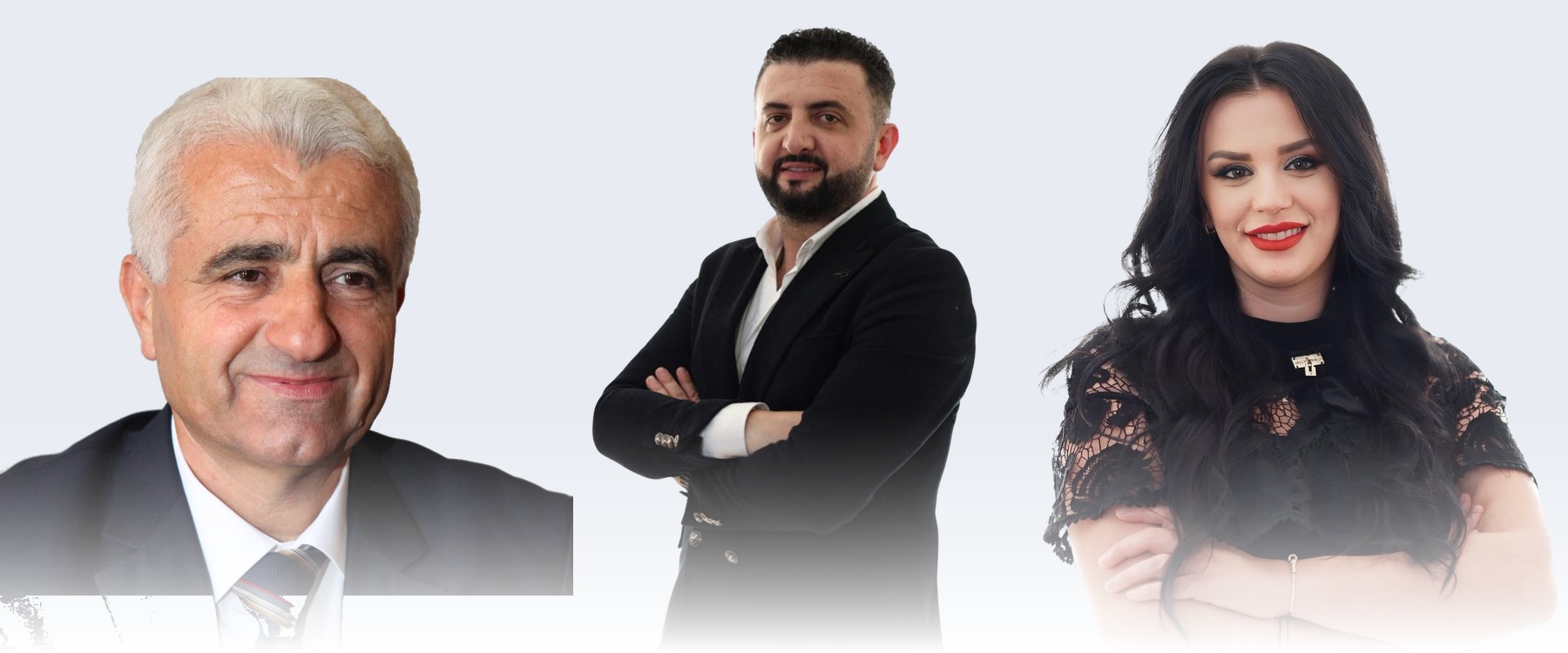 Ekipi i Isufi Royal Dental — Prof. Dr. Ramazan Isufi, Dr. Renato Isufi dhe Dr. Aurora Isufi
